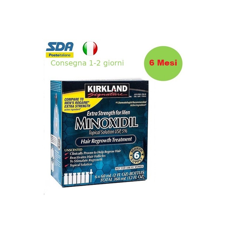 Minoxidil 5% Kirkland signature 6 mesi